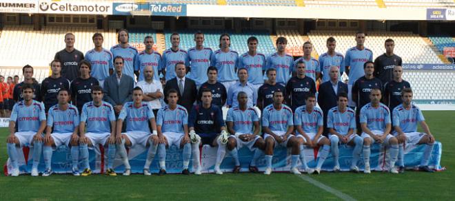 Plantilla del Celta en la temporada 2009/10 (Foto: RCCV).