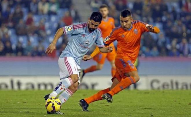 Nolito y Otamendi en el último Celta-Valencia | M.G.Brea