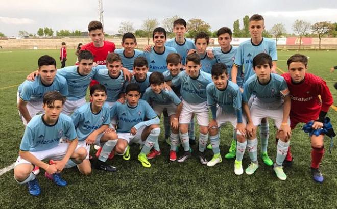 El Infantil A del Celta, en el MIC (Foto: RCCV).