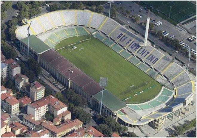 Imagen aérea del Artemio Franchi.