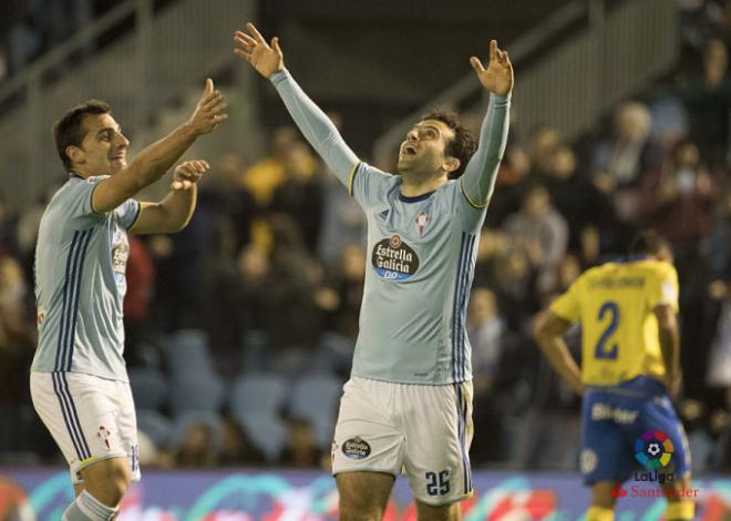 Rossi celebra su gol ante Las Palmas (Foto: LaLiga).