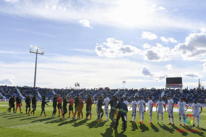 Imagen del inicio de partido (Foto: LaLiga).