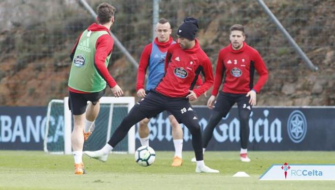 Entrenamiento del Celta esta temporada (Foto: RCCV).