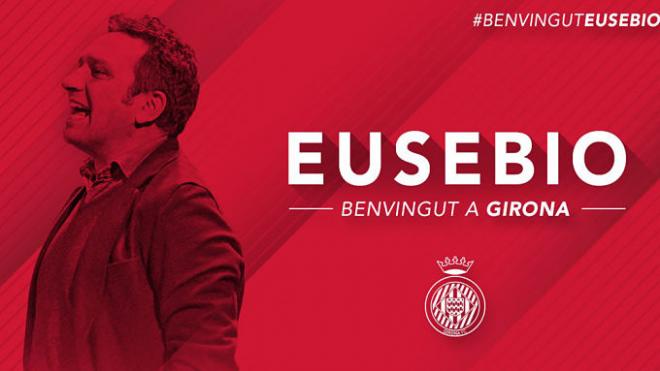 Eusebio, nuevo entrenador del Girona (Foto: Girona).