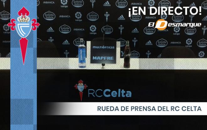 Rueda de prensa del Celta (Foto: ElDesmarque.).