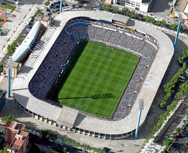 Estadio La Romareda.