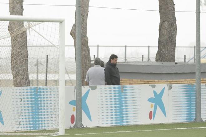 El entrenador aragonés se cita en la Ciudad Deportiva
