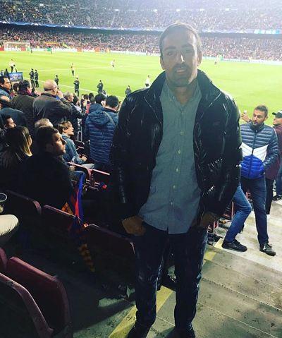 José Enrique en el Camp Nou (Foto: Instagram José Enrique).