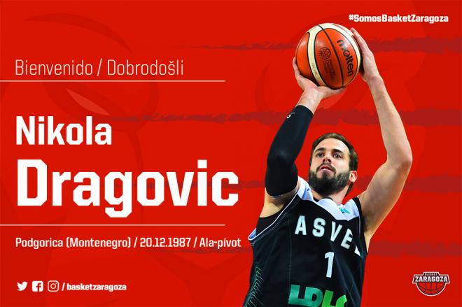 Dragovic firma por una temporada (Foto: Basket Zaragoza).
