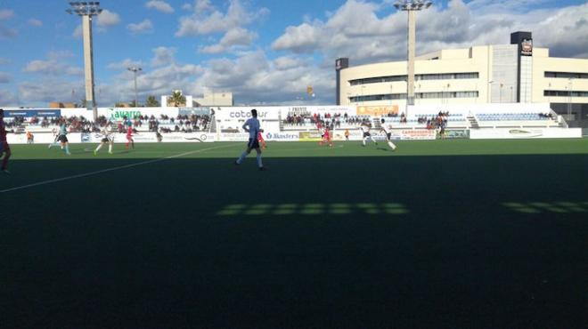 Imagen del partido frente al Ontinyent (Foto: Real Zaragoza).