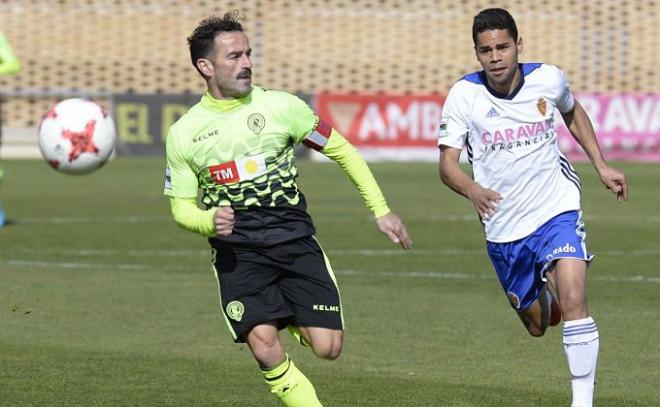 Lance del encuentro ante el Hércules en la Ciudad Deportiva (Foto: HER).