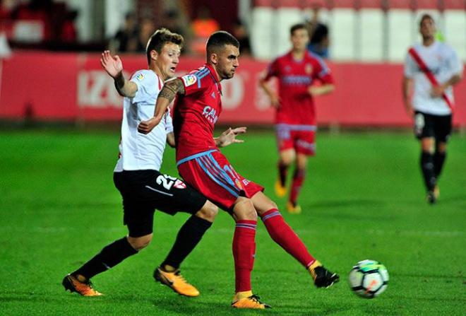 Imagen del último enfrentamiento entre Zaragoza y Sevilla Atlético (Foto:LaLiga).