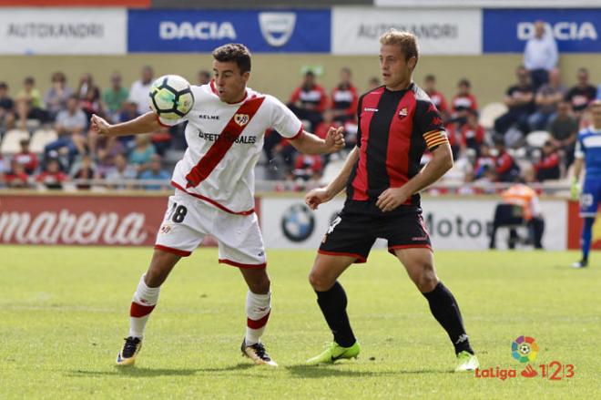 Diego Aguirre jugando para el Rayo (Foto: LaLiga).