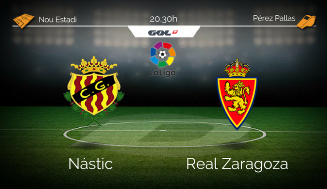 Previa del Nástic-Real Zaragoza.