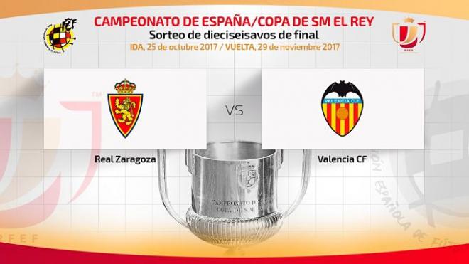El Zaragoza se medirá al Valencia en Copa (Foto: RFEF).