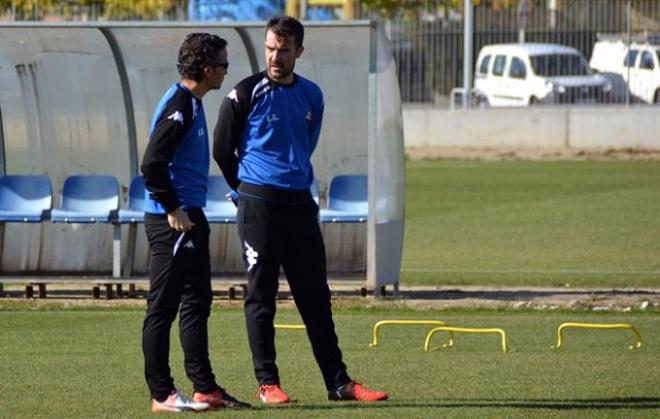 López Garai durante un entrenamiento (Foto: web oficial CF Reus).