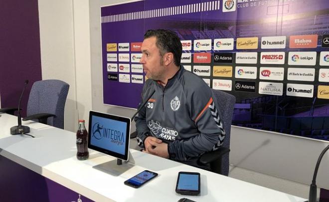 Sergio González, en rueda de prensa (Foto: VLL).