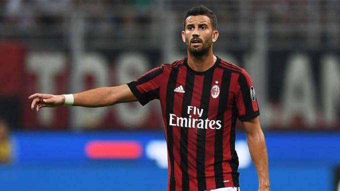 Mateo Musacchio en un partido con el AC Milan.