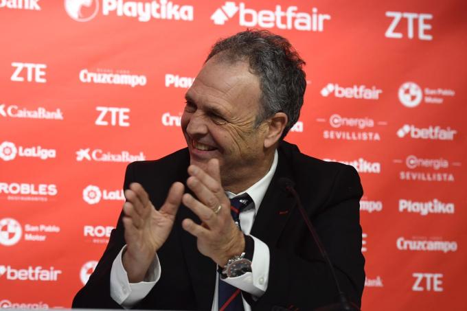 Caparrós, en la presentación de Wöbber. (Foto: Kiko Hurtado).