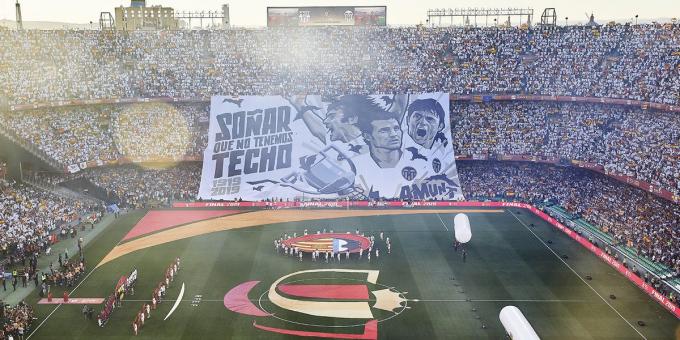 "Soñar que no tenemos techo", la lona de la final de Copa del Rey