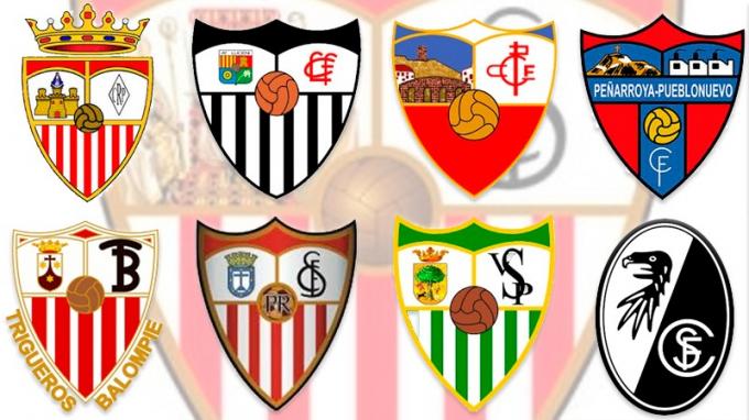 Escudos parecidos al del Sevilla FC.