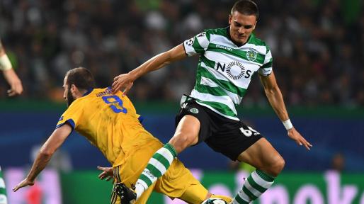 Joao Palinha jugando en las filas del Sporting de Portugal.