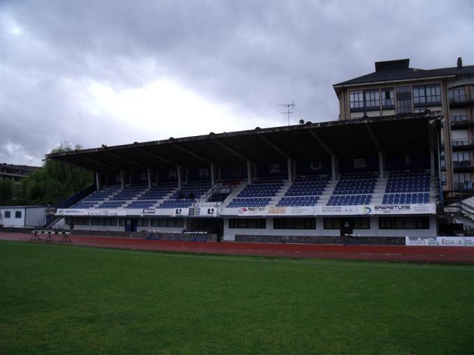 El estadio Berazubi, escenario del partido.