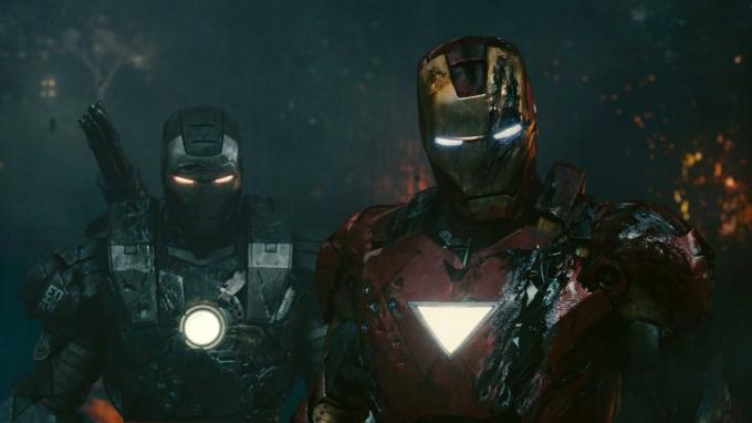 Máquina de Guerra y Iron Man en Iron Man 2 (Foto: Marvel).