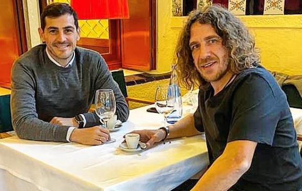 Foto de Casillas con Puyol.