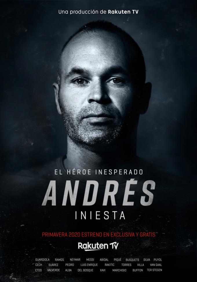 Cartel del documental de Andrés Iniesta.
