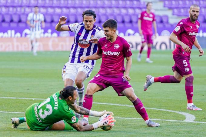 Roberto Jiménez, en su última visita al Estadio José Zorrilla (Foto: Real Valladolid).