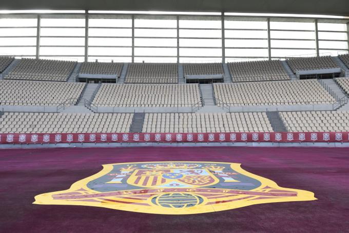 El Estadio de La Cartuja, preparado para acoger España-Alemania (Foto: Kiko Hurtado).