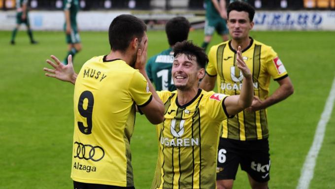 Temporada 2020/21: 'Musy' le daba la victoria al Club Portugalete ante la SD Leioa en La Florida.