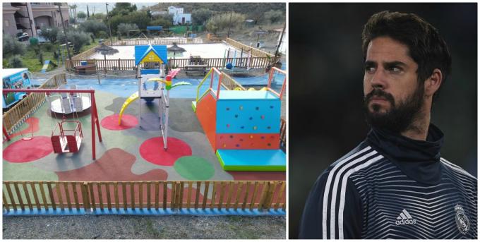 El parque inclusivo construido e Isco.