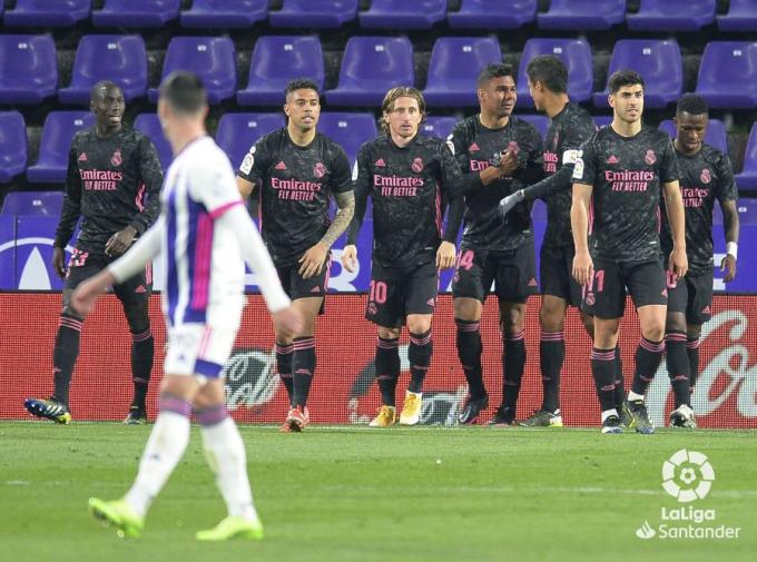 Guardiola tras el gol de Casemiro (Foto: LaLiga).