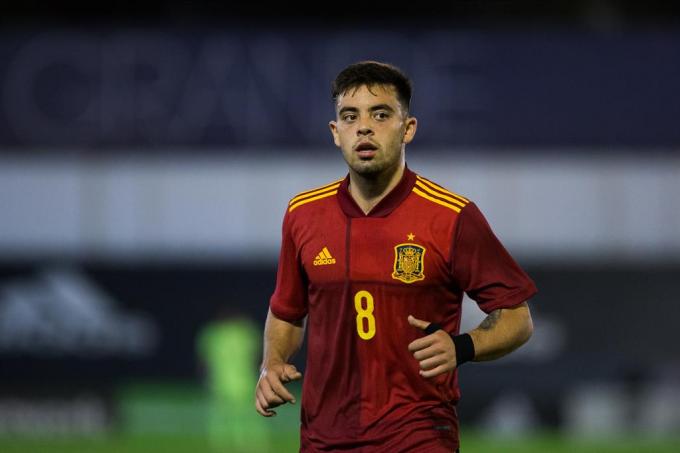 Fran Beltrán ante Italia.