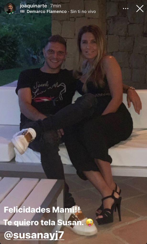 La felicitación de Joaquín Sánchez a su esposa