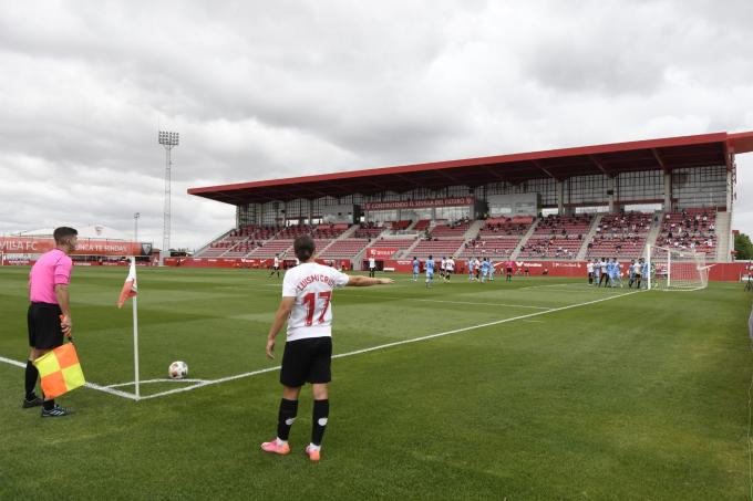 Luismi con el Sevilla Atlético (Foto: Kiko Hurtado).