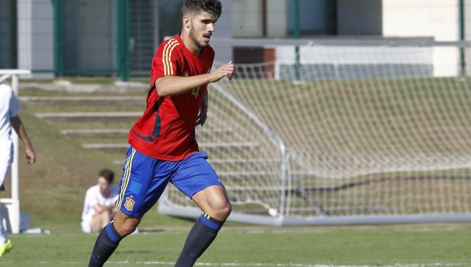 Juan Berrocal, con la selección.