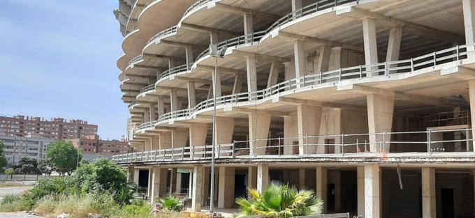 Nuevo Estadio por dentro, pendiente de la resolución de la ATE (Foto: Jaime Ochoa)