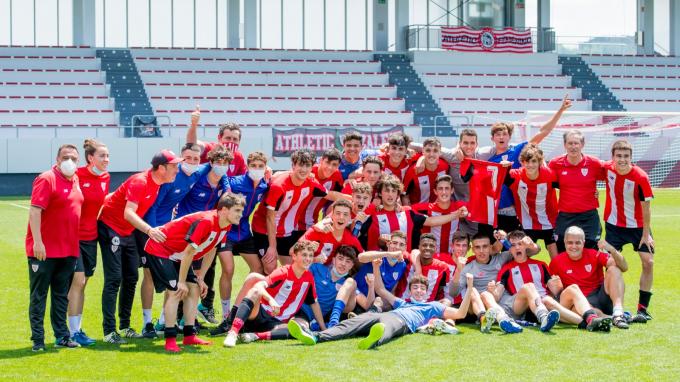 Sorteo de la Copa de Campeones del Athletic Club juvenil en 2021