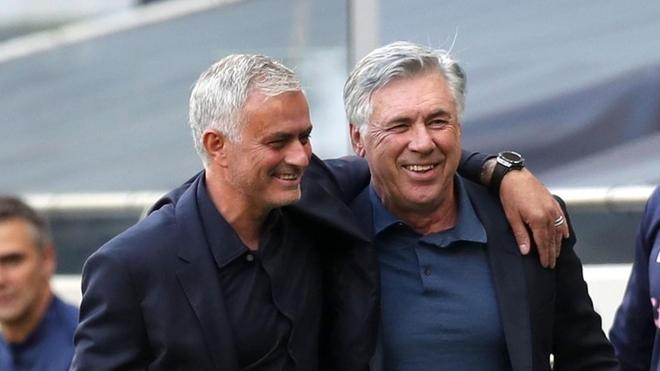 Mourinho y Ancelotti.