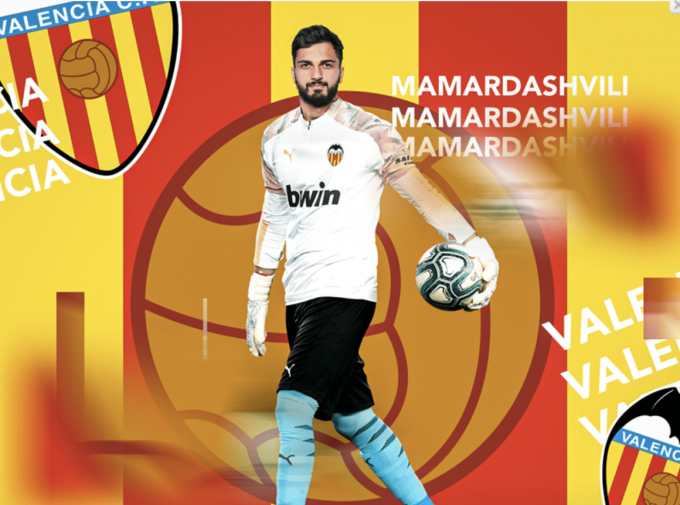 Mamardashvili llega al Valencia CF cedido con opción de compra.