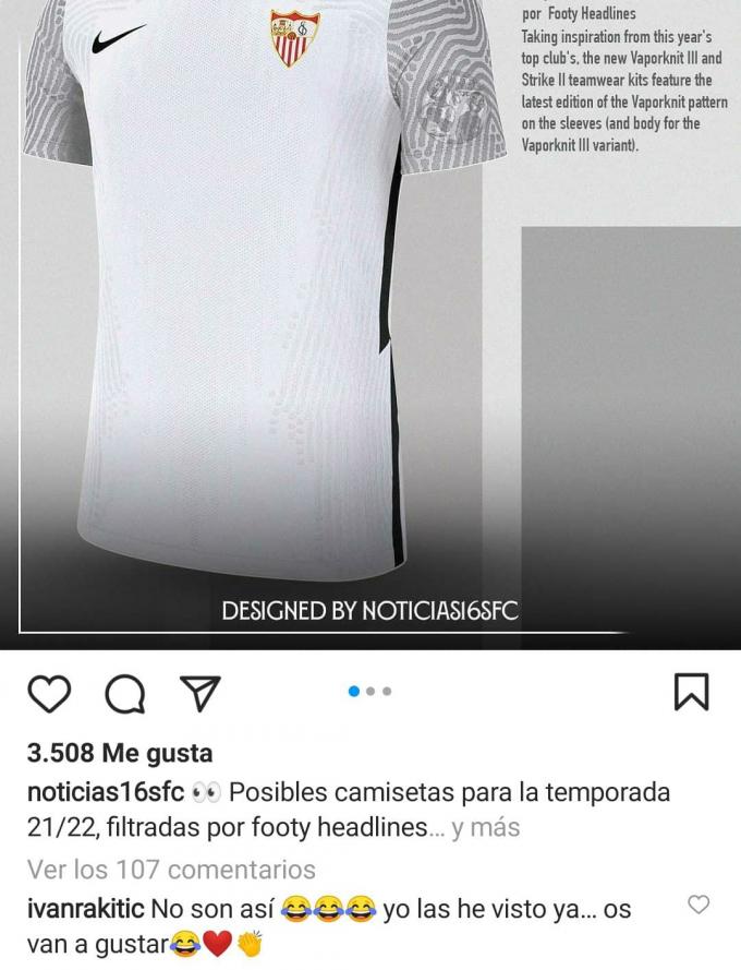 La respuesta de Rakitic sobre las camisetas del Sevilla FC.