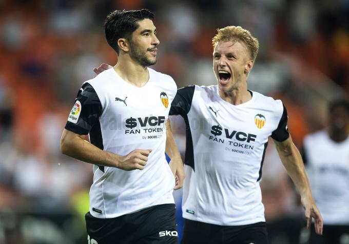 Soler y Wass (Foto: Valencia CF)