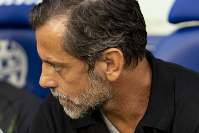 Quique Sánchez Flores, durante un partido del Getafe (Foto: Cordon Press).