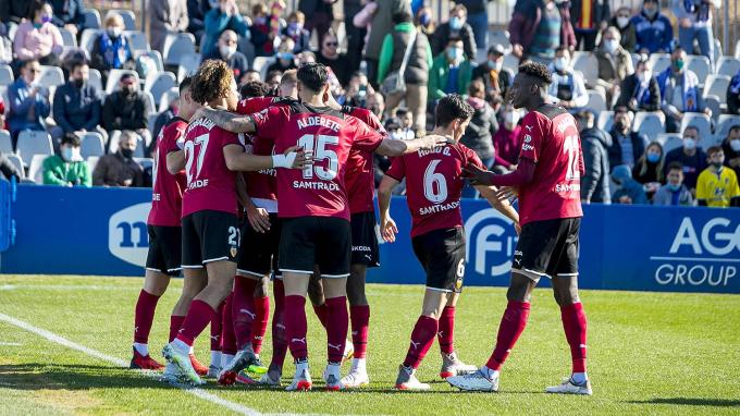 Gol del Valencia CF ante el Cartagena (Foto: Valencia CF)
