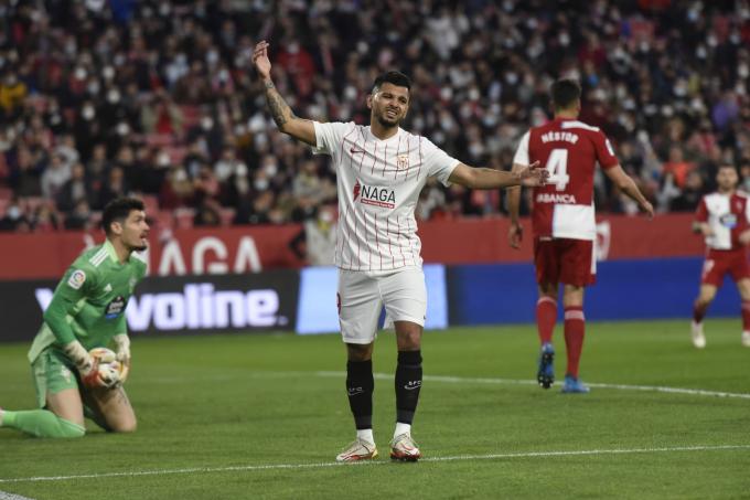 Tecatito Corona en el duelo ante el Celta (Foto: Kiko Hurtado)