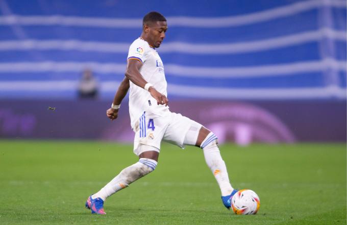 David Alaba, en un partido del Real Madrid (Foto: Cordon Press).
