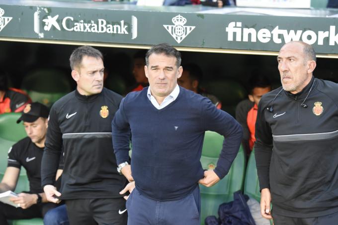 Luis García, entrenador del Mallorca. (Foto: Kiko Hurtado).